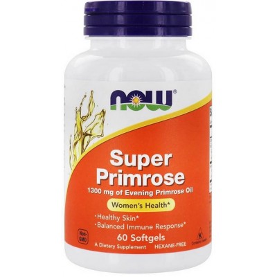 NOW Foods Super Primrose 1300mg - 60 Softgels