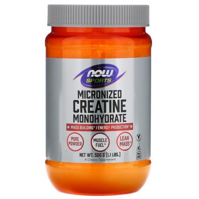 NOW Foods, Creatina Micronizata - 500g