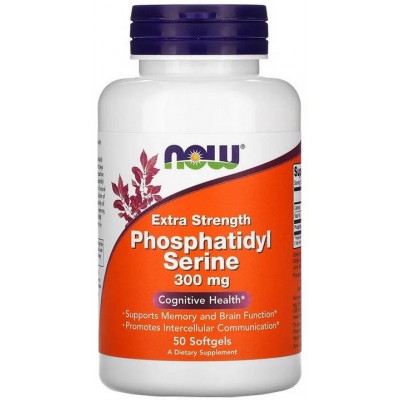 NOW Foods Extra Strength, Phosphatidyl Serine 300mg  - 50 Softgels