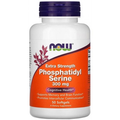 NOW Foods, Foods Extra Strength, Phosphatidyl Serine 300mg  - 50 Softgels