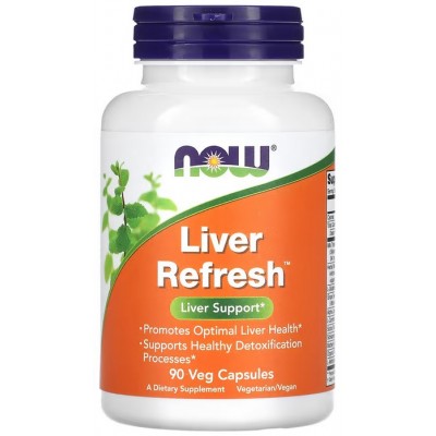 NOW Liver Refresh - 90 Capsule vegetale