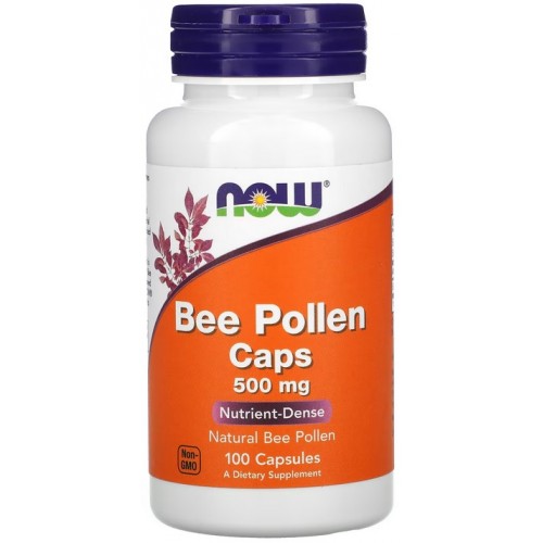 Now Foods Bee Pollen Caps 500 mg - 100 Capsule