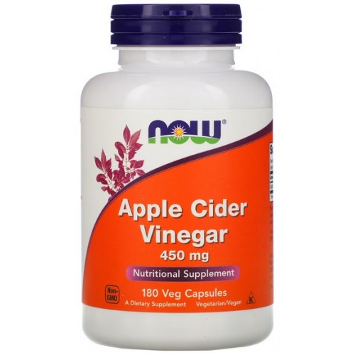 Now Foods Apple Cider Vinegar 450 mg - 180 Capsule vegetale