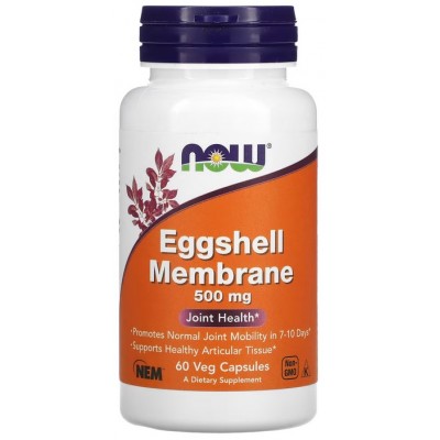 NOW Foods, Foods Eggshell Membrane 500mg - 60 Capsule vegetale