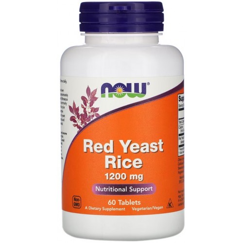 NOW Red Yeast Rice 1200mg - 60 Tablete