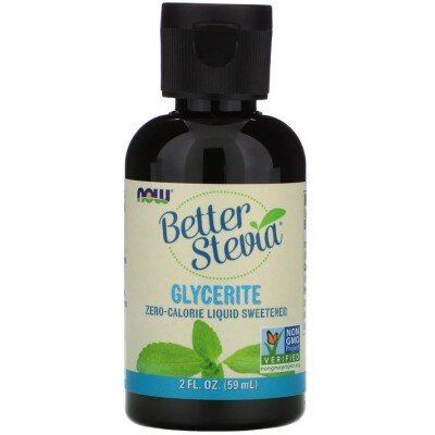 Now Foods Better Stevia Lichid cu Organic Glycerine - 59ml