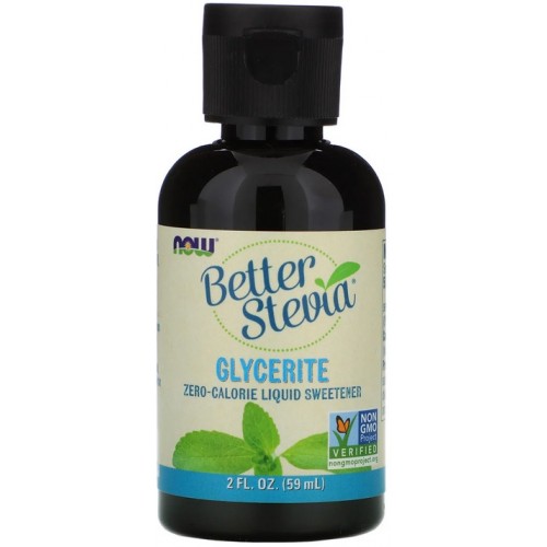 Now Foods Better Stevia cu Glycerine Lichida - 59ml