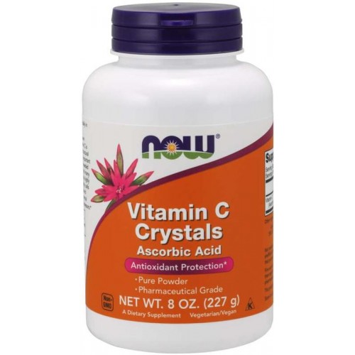 NOW Vitamina C Cristalina Pulbere - 227g