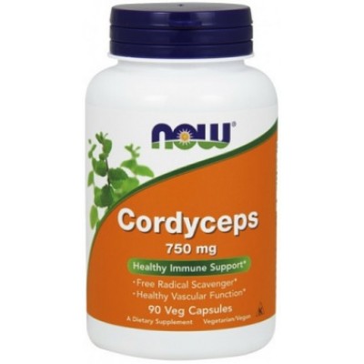 NOW Cordyceps 750mg - 90 Capsule vegetale