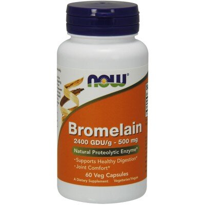 NOW Bromelaina 500mg - 60 Capsule vegetale
