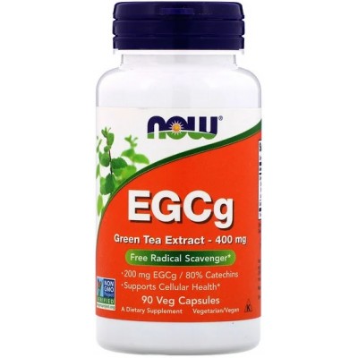 NOW EGCg Extract de Ceai Verde 400 mg - 90 Capsule vegetale