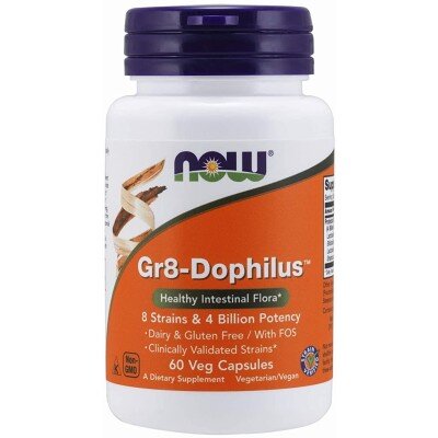 NOW PROBIOTIC Gr8-DOPHILUS - 60 Capsule vegetale
