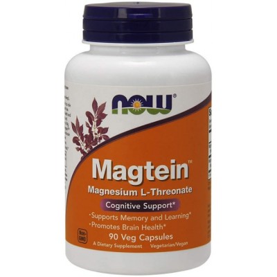 NOW Magtein (Magneziu Treonat) - 90 Capsule vegetale