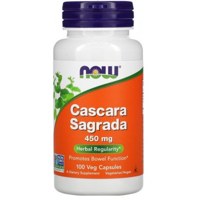 Now Foods Cascara Sagrada 450 mg - 100 Capsule vegetale