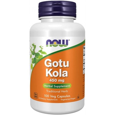 Now Foods Gotu Kola 450mg - 100 Capsule vegetale