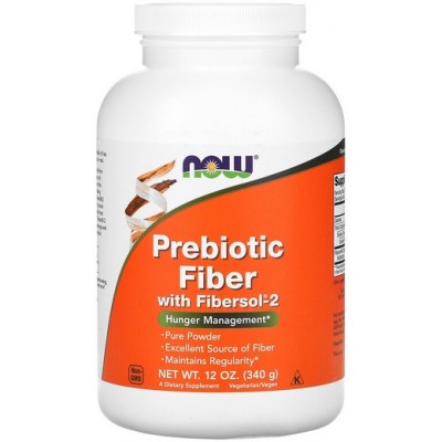 NOW Prebiotic Fiber cu Fibersol-2, Controlul apetitului - 340g