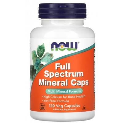NOW Foods, Full Spectrum Minerals - 120 Capsule vegetale