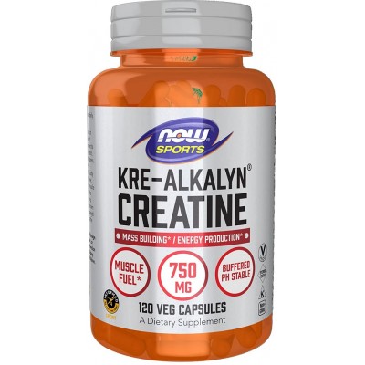 NOW Creatina Kre-Alkalyn - 120 Capsule vegetale