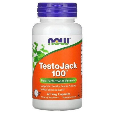 NOW TestoJack 100, Stimulent de Testosteron - 60 Capsule vegetale