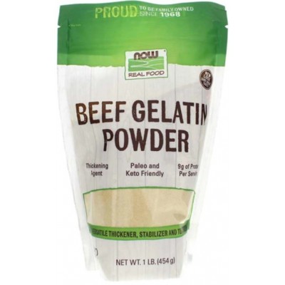 NOW Gelatina (Colagen) din Vita - 454g