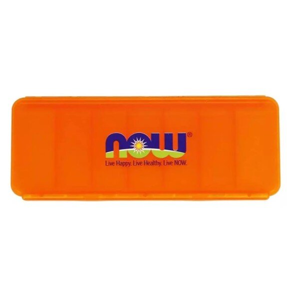 NOW Foods, Cutie pentru pastile 7 zile, pentru pentru organizarea și păstrarea pastilelor în siguranță