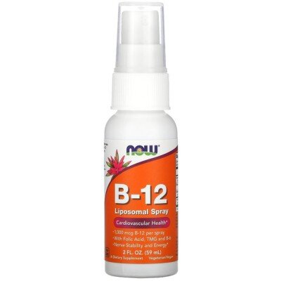 Now Foods B-12 1000 mcg With Acid Folic & B-6 Liposomal Spray - 59 ml