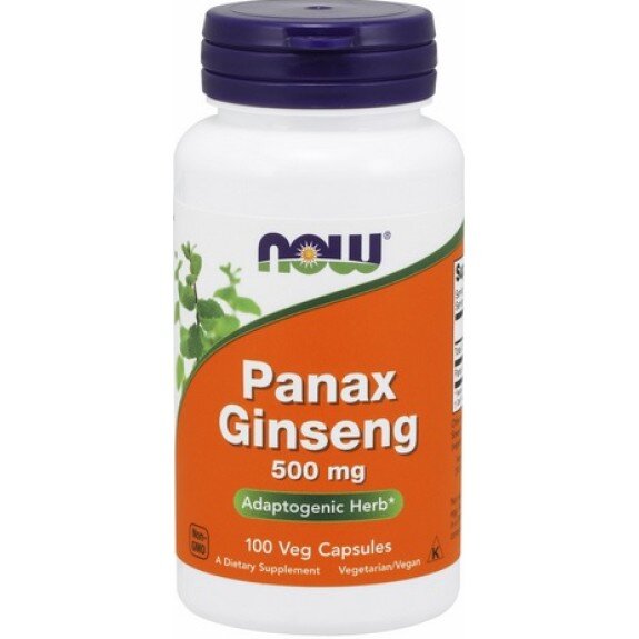 Now Foods Panax Ginseng 500 mg - 100 capsule vegetale