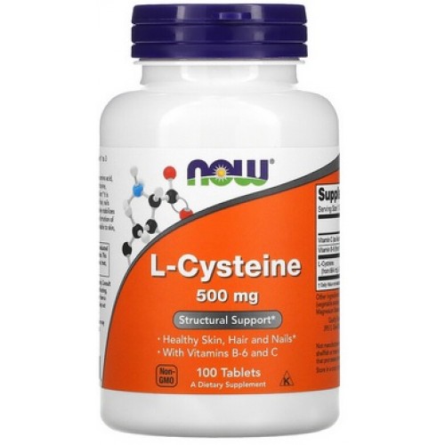 Now Foods L-Cysteine 500 mg - 100 Tablete