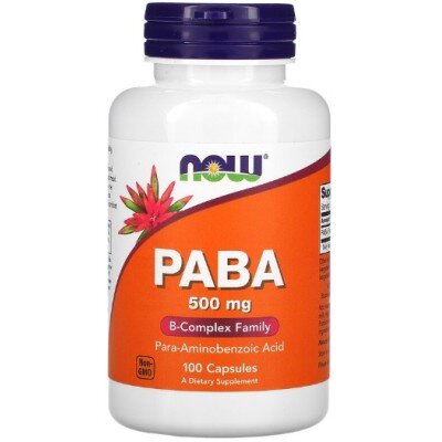 NOW PABA 500 mg - 100 Capsule