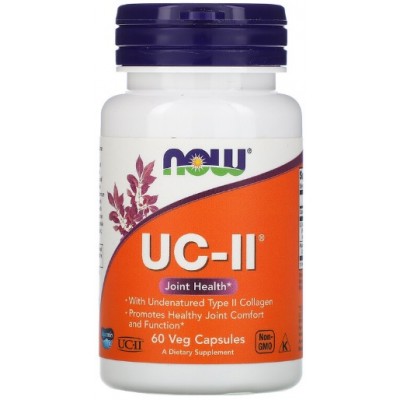 NOW UC-II Colagen Tip 2, Sanatatea ligamentelor - 60 Capsule vegetale