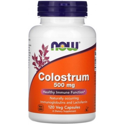 Now Foods Colostrum 500mg - 120 Capsule vegetale