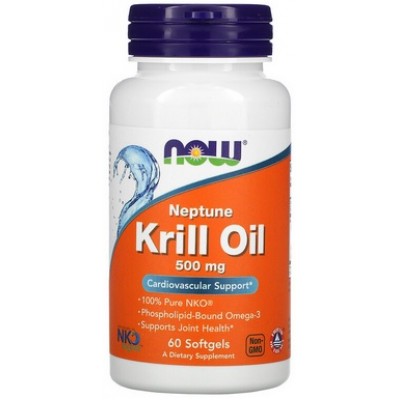 NOW Neptune KRILL OIL 500mg - 60 Softgels