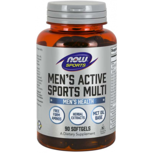 NOW Men's Extreme Sports Multi Vitamine - 90 Softgels