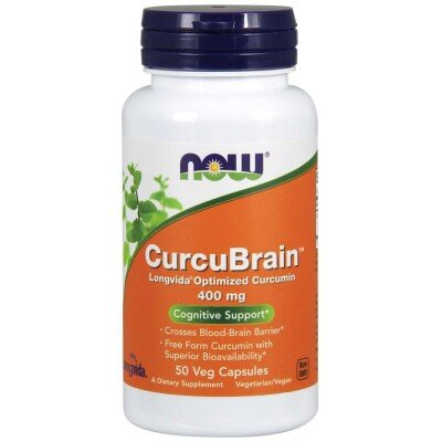 Now Foods CurcuBrain LONGVIDA - 50 Capsule Vegetariene