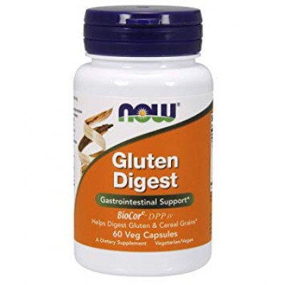 NOW Foods, Gluten Digest - 60 Capsule vegetale