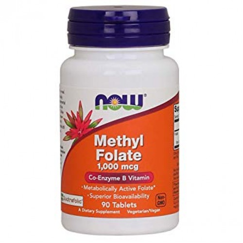 NOW Methyl Folate 1000mcg - 90 Tablete