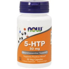 NOW 5-HTP 50mg - 30 Capsule vegetale