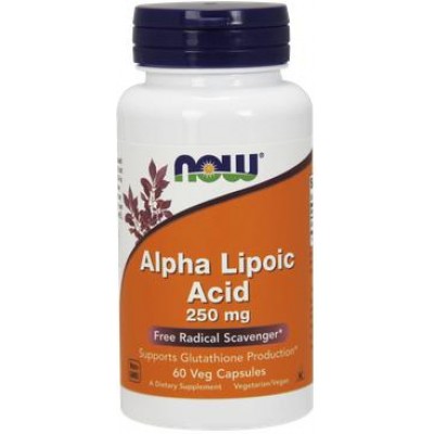 Now Foods Alpha Lipoic Acid 250mg - 60 Capsule vegetale