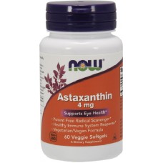 NOW Astaxantina 4mg - 60 Vegan Softgels