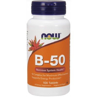 NOW B-50 Complex - 100 Tablete