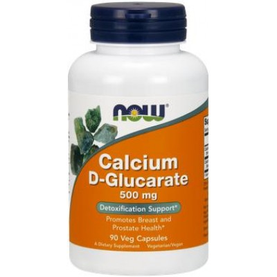 NOW Foods, Calciu D-Glucarat 500mg - 90 Capsule vegetale