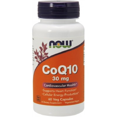 NOW Foods, Coenzima Q10 30mg - 60 Capsule vegetale