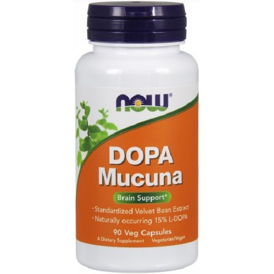 NOW Foods, DOPA Mucuna - 90 Capsule vegetale