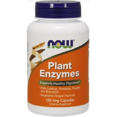NOW Enzime din Plante - 120 Capsule vegetale