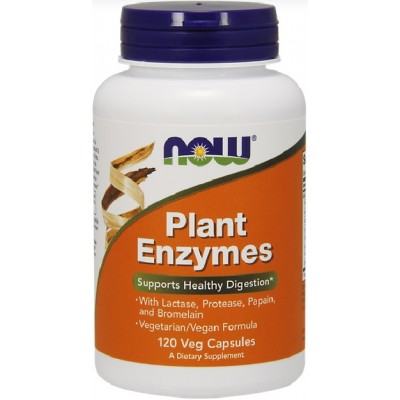NOW Enzime din Plante - 120 Capsule vegetale