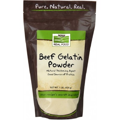 NOW Gelatina (Colagen) din Vita - 454g
