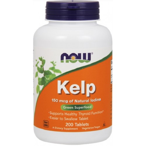 NOW Kelp 150mcg - 200 Tablete