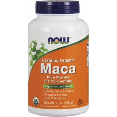 NOW Maca Organica Conentrata Pulbere- 198g