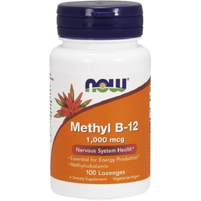 NOW Methyl B-12 1000mcg - 100 Tablete masticabile