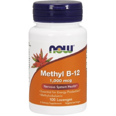 NOW Foods, Methyl B-12 1000mcg - 100 Tablete masticabile